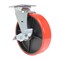 Vestil Polyurethane Swivel With Brake Caster 8 In. Diameter x 2 In. Width 1474 lb Red/Black CST-VE-8X2PU-SWB - alternate 4